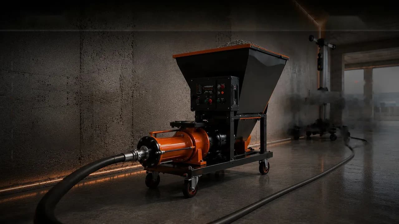 Continuous mortar pump chapter