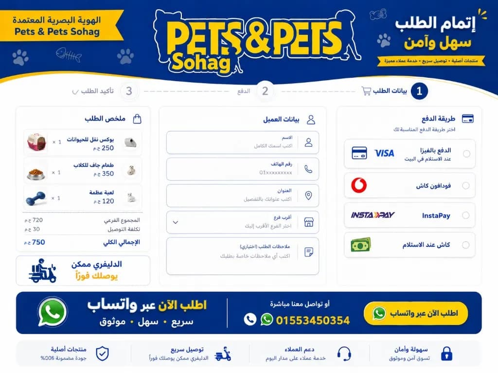 Pets & Pets Sohag design system reference